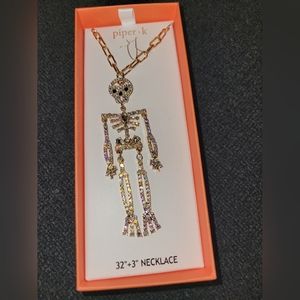Piper K Skeleton Necklace